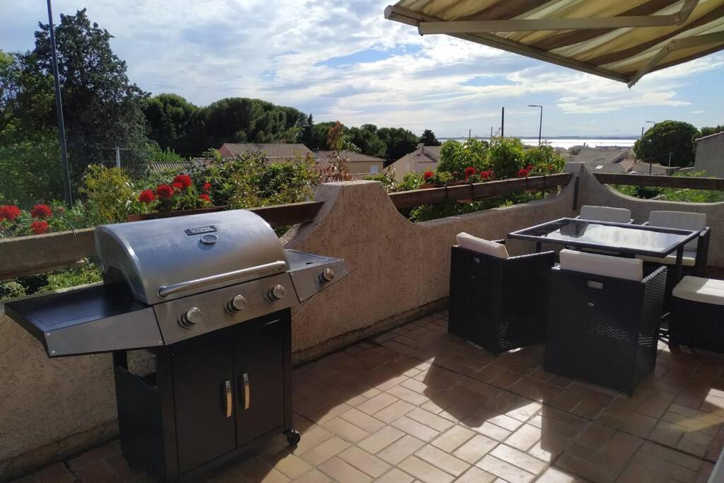 Appartement T3 Spacieux Avec Vue Sur L'Etang De Thau Au 1Er Etage D'Une Villa - Entree Independante Sete Ngoại thất bức ảnh
